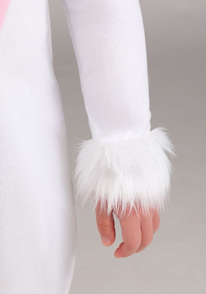 Toddler Big Tailed White Cat Costume - US 9679