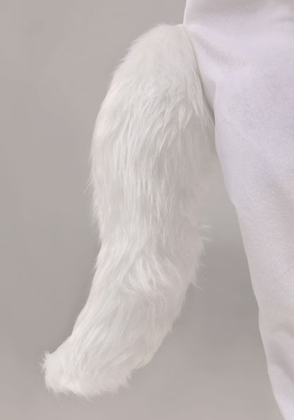 Toddler Big Tailed White Cat Costume - US 9679