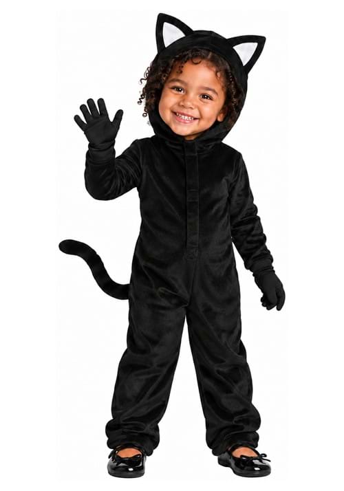Black Cat Costume for Toddlers - US 9347