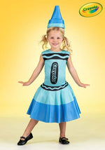 Girl's Toddler Blue Crayon Costume Dress - US 5657