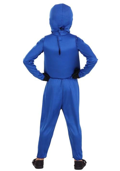Blue Ninja Master Costume for Toddlers - US 9559