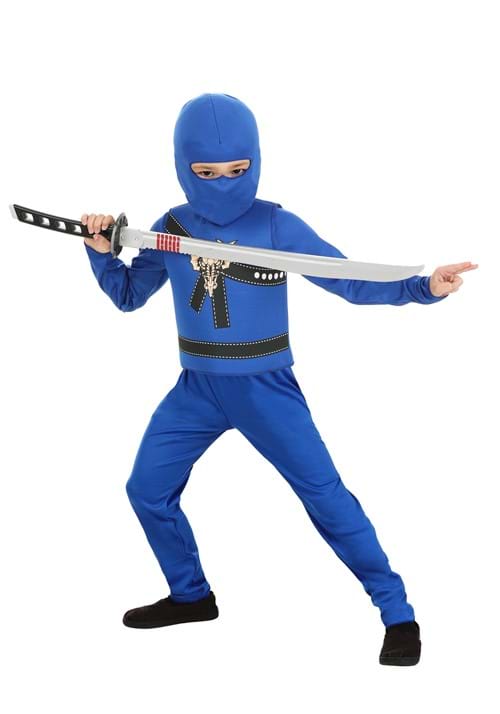 Blue Ninja Master Costume for Toddlers - US 9559