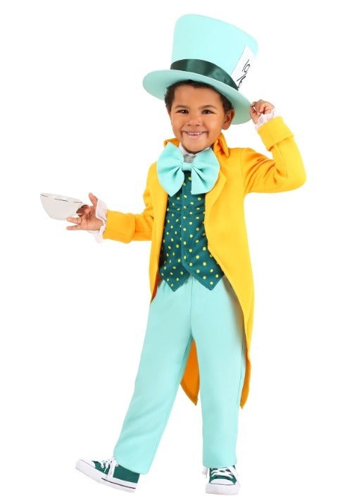 Boy's Toddler Bright Mad Hatter Costume - US 1563