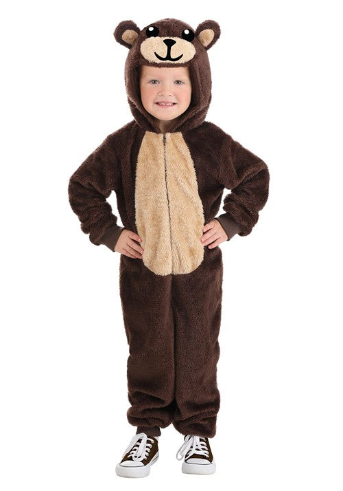 Toddler Brown Bear Jumpsuit Costume - US 9573