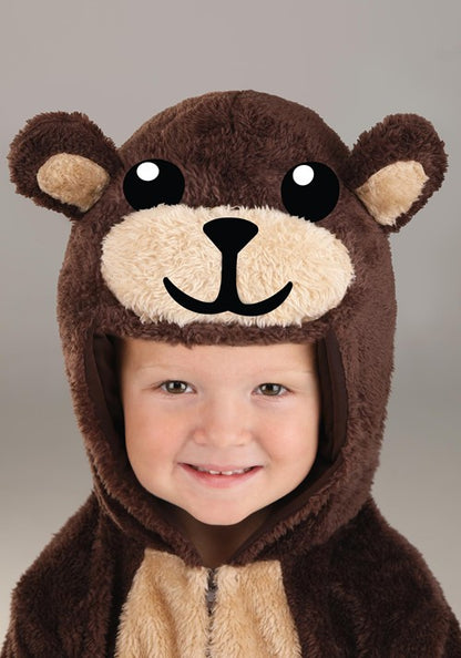Toddler Brown Bear Jumpsuit Costume - US 9573