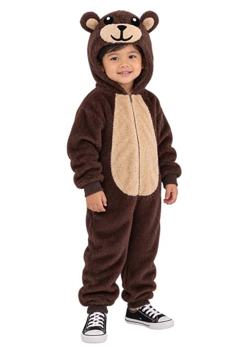 Toddler Brown Bear Jumpsuit Costume - US 9573