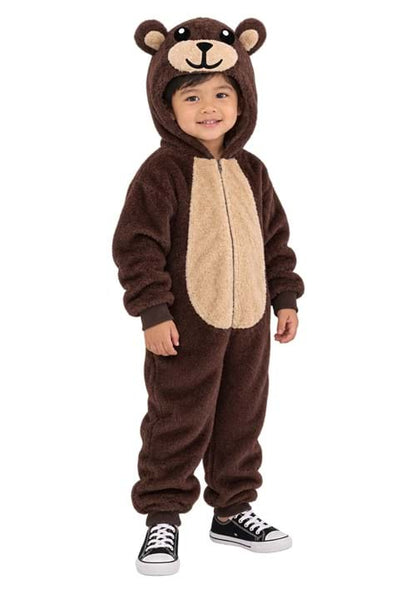 Toddler Brown Bear Jumpsuit Costume - US 9573