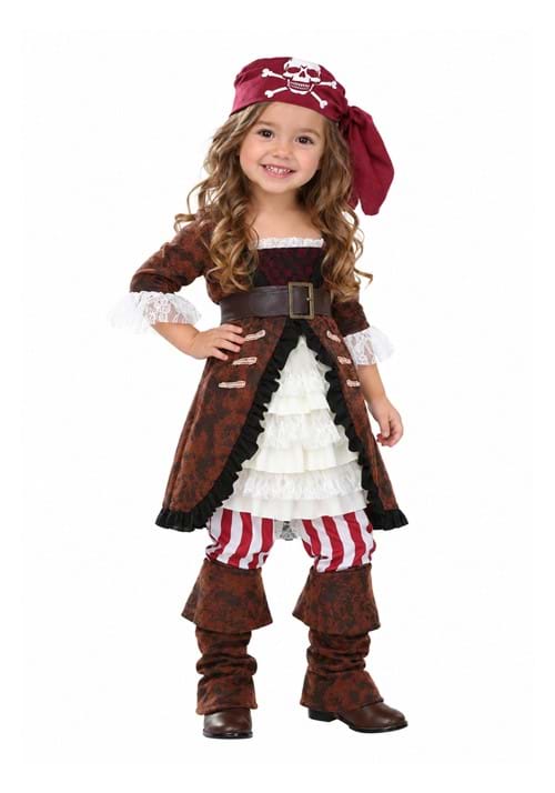 Brown Coat Pirate Toddler Costume - US 3739