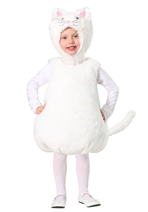 Bubble Body Toddler White Kitty Costume - US 4815