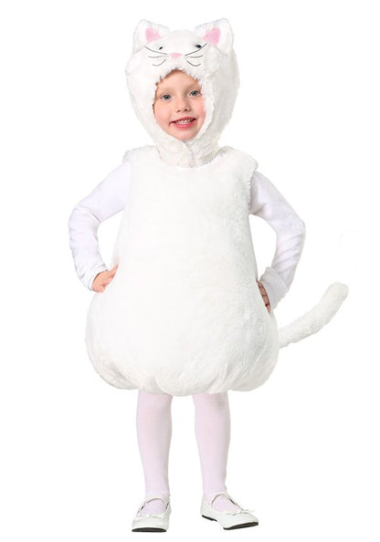 Bubble Body Toddler White Kitty Costume - US 4815