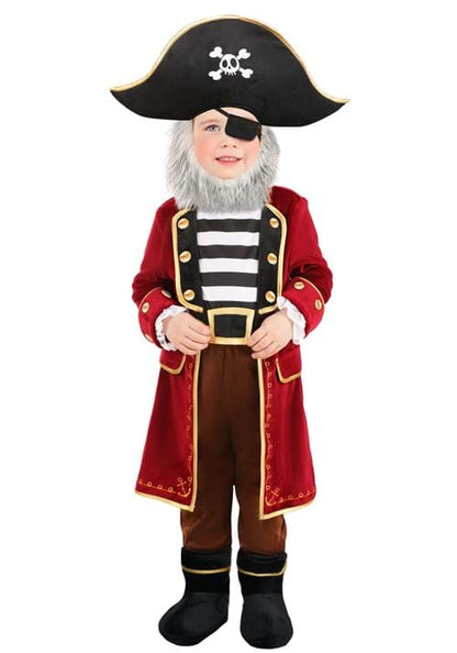 Boy's Captain Cutie Toddler Pirate Costume - US 1918