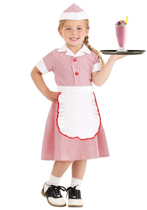Girl's Toddler Car Hop Costume - US 7790