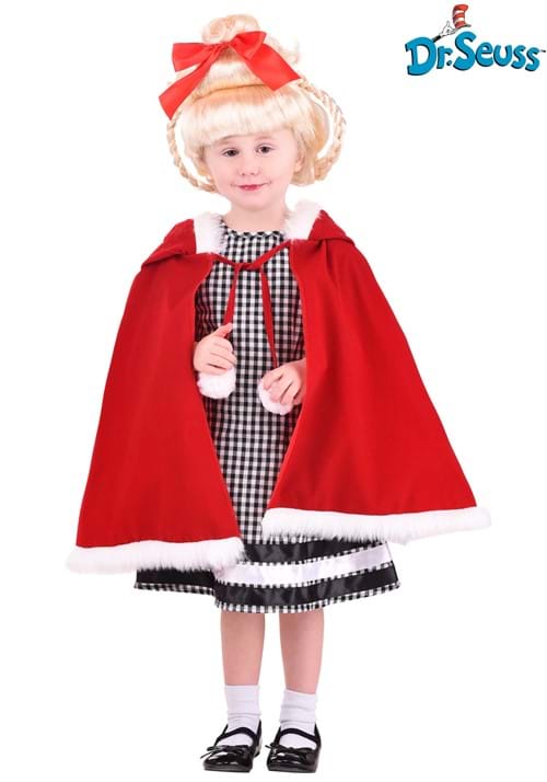 Dr. Seuss Toddler Cindy Lou Who Costume Dress - US 3092