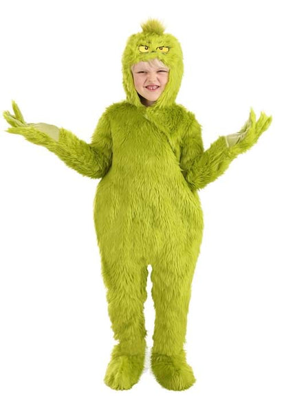 Green Grinch Jumpsuit Costume for Toddlers - US 8704