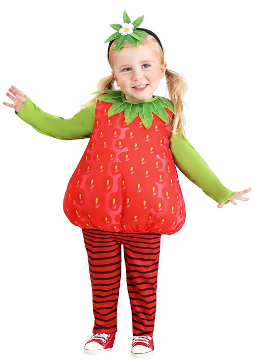 Red Strawberry Costume for Toddler - US 1302