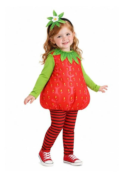 Red Strawberry Costume for Toddler - US 1302