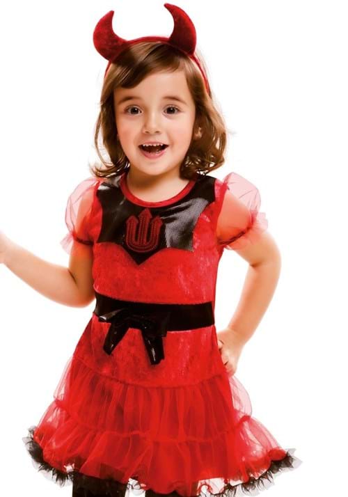 Cute She-Devil Costume for Toddlers - US 5789