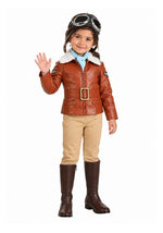 Girl's Deluxe Amelia Earhart Toddler Costume - US 6997