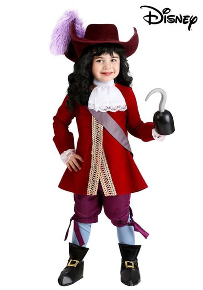 Deluxe Disney Captain Hook Costume for Toddlers - US 4413