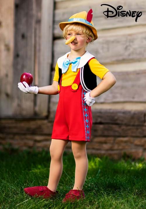 Deluxe Disney Pinocchio Costume for Toddlers - US 8633