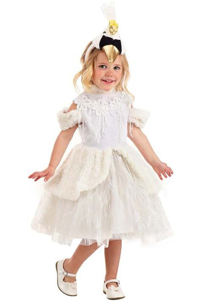 Toddler Deluxe Swan Costume Dress for Girls - US 6532