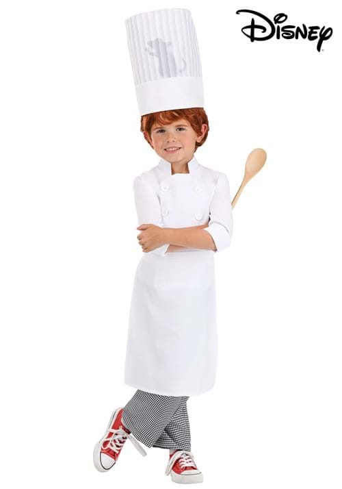 Disney and Pixar Toddler Alfredo Linguini Ratatouille Costume with Light Up Hat - US 0932