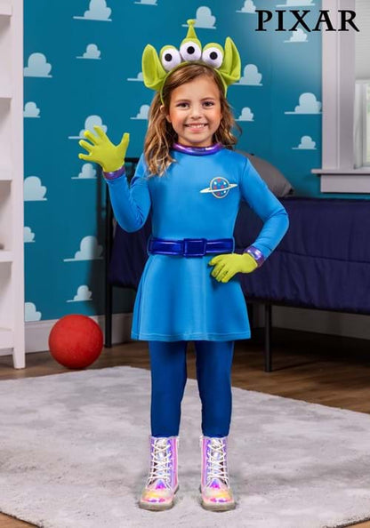 Girl's Disney and Pixar Toy Story Alien Toddler Costume Dress - US 2864