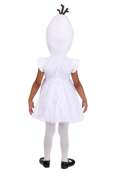 Girl's Toddler Disney Frozen Olaf Costume Hooded Dress - US 0457