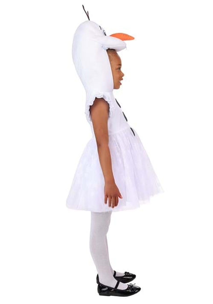 Girl's Toddler Disney Frozen Olaf Costume Hooded Dress - US 0457