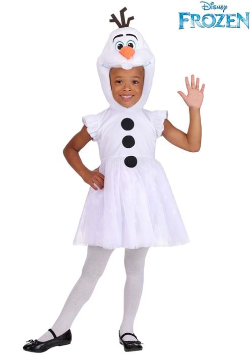 Girl's Toddler Disney Frozen Olaf Costume Hooded Dress - US 0457