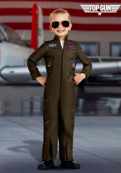 Top Gun Deluxe Flight Suit Costume for Toddlers - US 4463