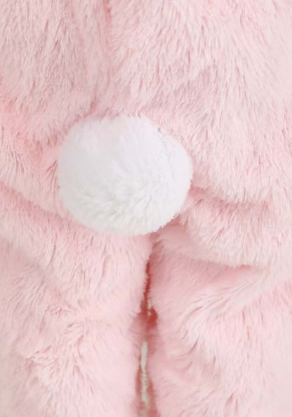Toddler Pink Fluffy Bunny Costume - US 4336