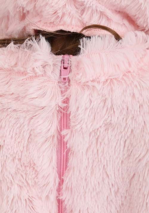 Toddler Pink Fluffy Bunny Costume - US 4336