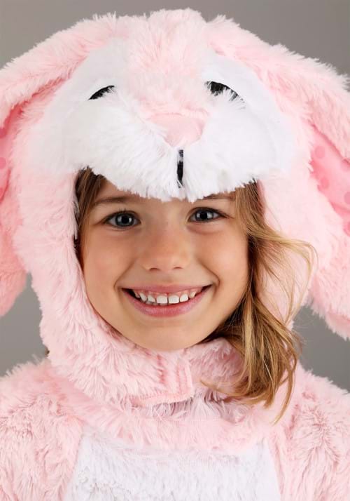 Toddler Pink Fluffy Bunny Costume - US 4336