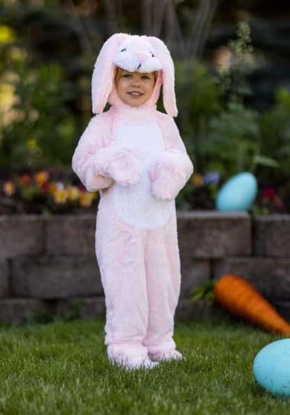 Toddler Pink Fluffy Bunny Costume - US 4336