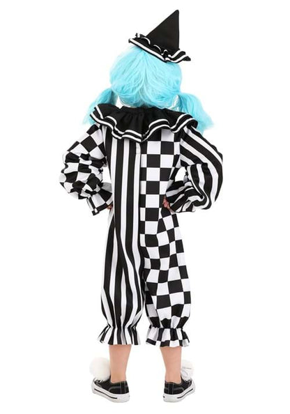 Girl's Giddy Gothic Clown Toddler Costume - US 9397