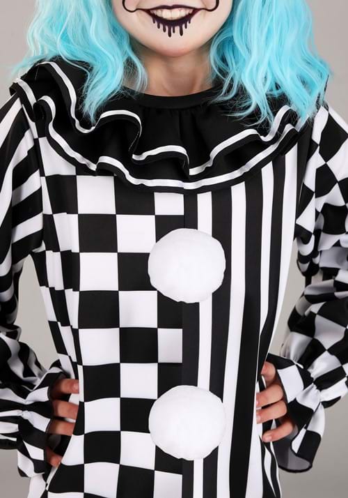 Girl's Giddy Gothic Clown Toddler Costume - US 9397