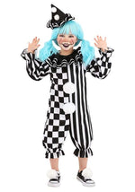 Girl's Giddy Gothic Clown Toddler Costume - US 9397