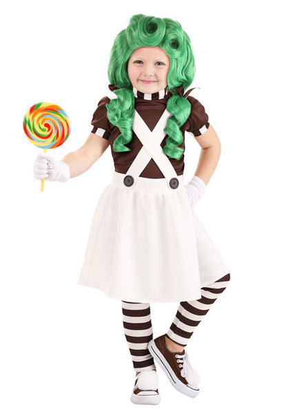 Toddler Chocolate Factory Worker Costume for Girls - US 9662