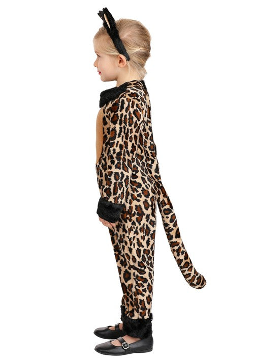 Girl's Toddler Leaping Leopard Costume - US 0328