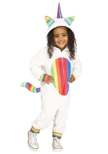 Girl's Toddler Rainbow Unicorn Costume - US 8217
