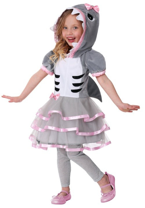 Girl's Toddler Shark Sweetie Costume - US 4468
