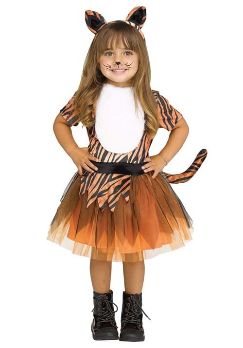 Toddler Girl's Tutu Tiger Costume - US 0887