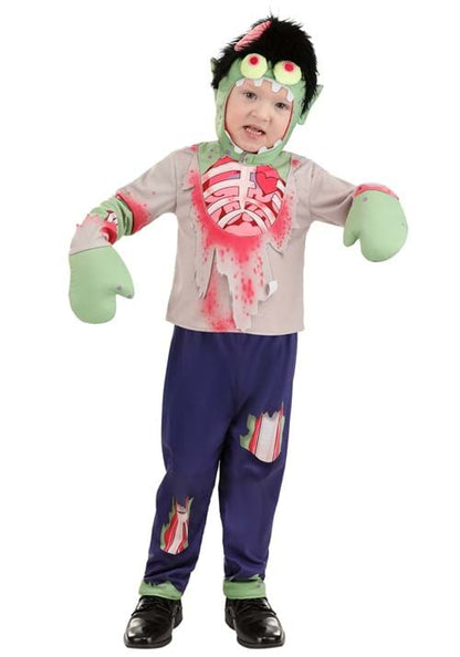 Boy's Goofy Zombie Costume for Toddlers - US 4093