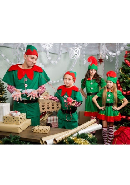 Happy Christmas Elf Toddler Costume - US 2362