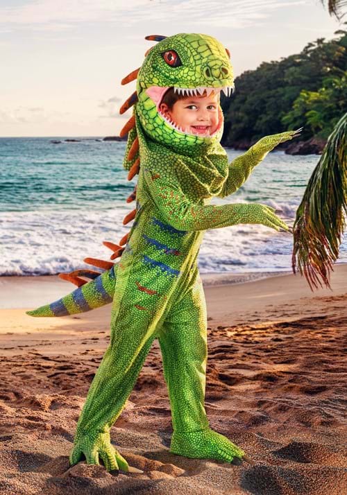 Toddler Green Iguana Costume - US 2637