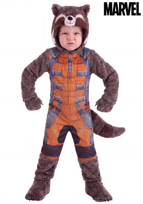 Boy's Toddler Marvel Guardians of the Galaxy Deluxe Rocket Raccoon Costume Jumper - US 3165