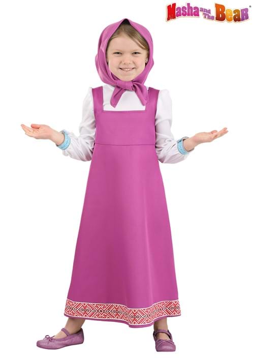 Girl's Toddler Masha and the Bear Masha Costume - US 5110