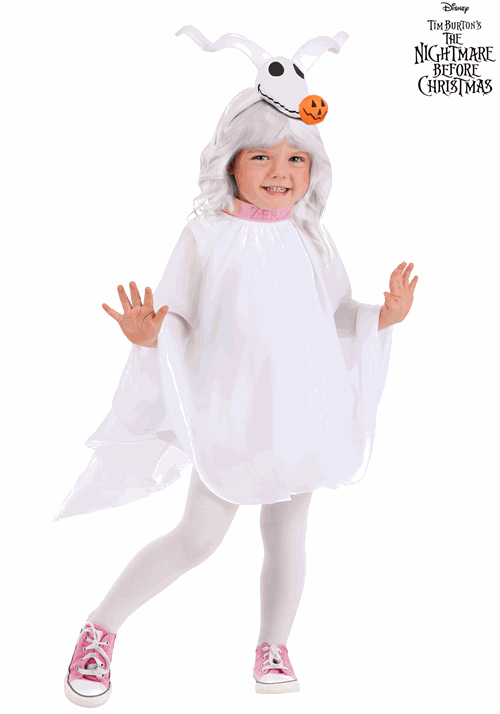 Girl's Disney Nightmare Before Christmas Toddler Zero Costume Dress - US 0356