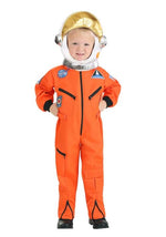 Orange Astronaut Jumpsuit Costume for Toddlers - US 5409